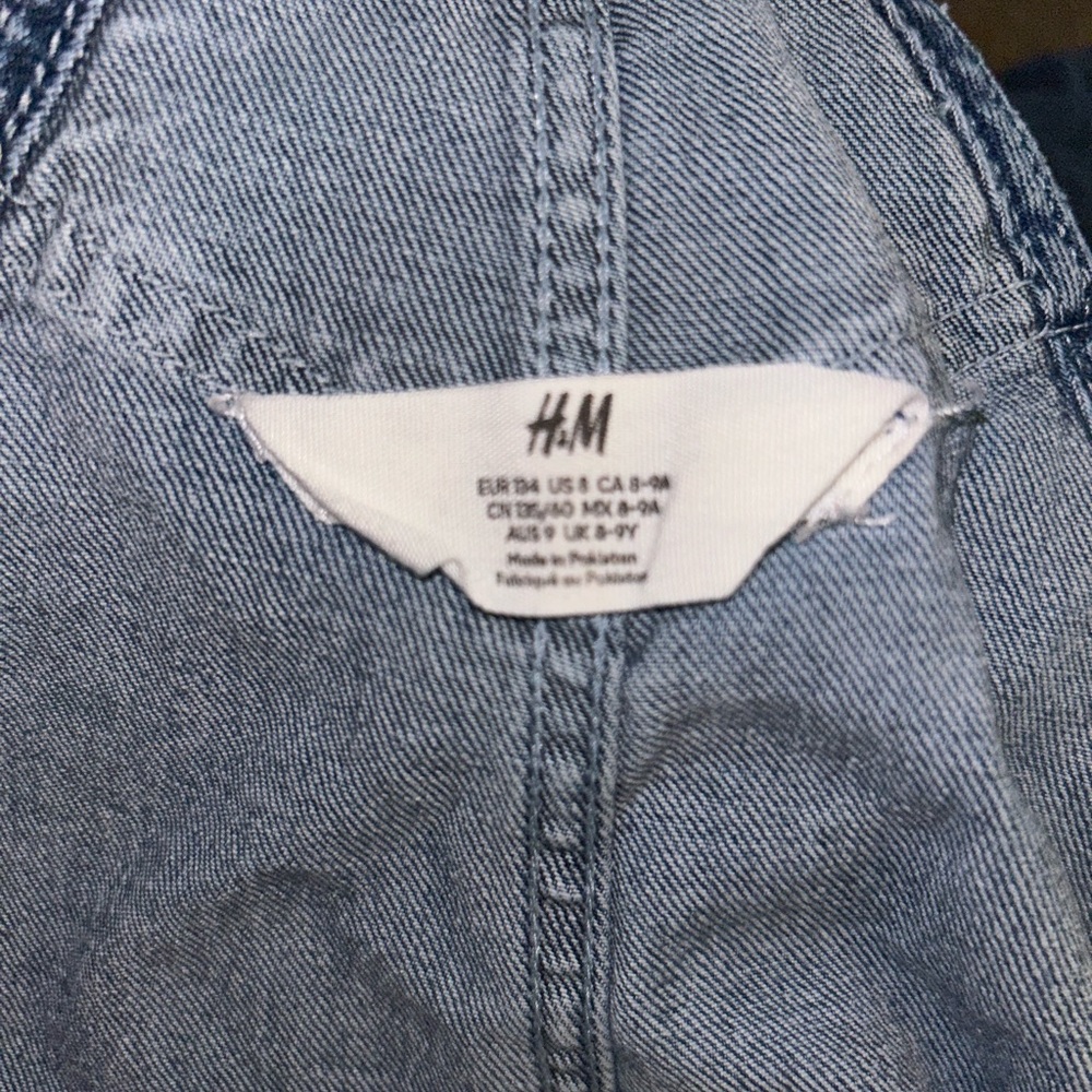 H&M Light Blue Denim Overalls - Picture 4 of 6